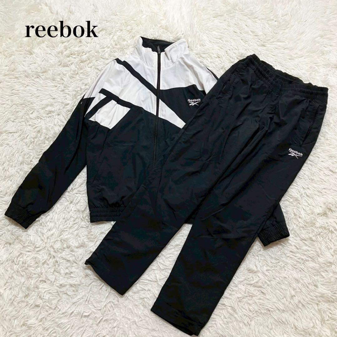 リーボック ジャージセット セットアップ トラックジャケット 大きいサイズ ロゴL Reebok