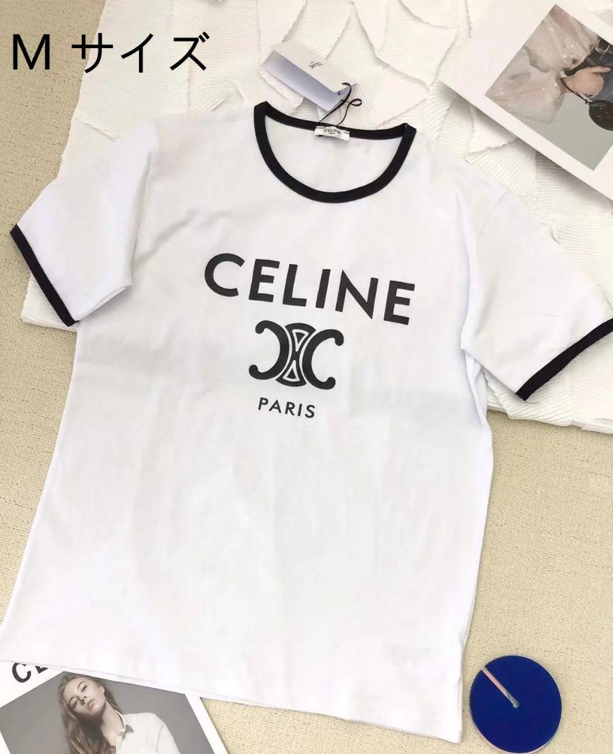 CELINE  セリーヌ   Tシャツ コットンジャージ 半袖  M