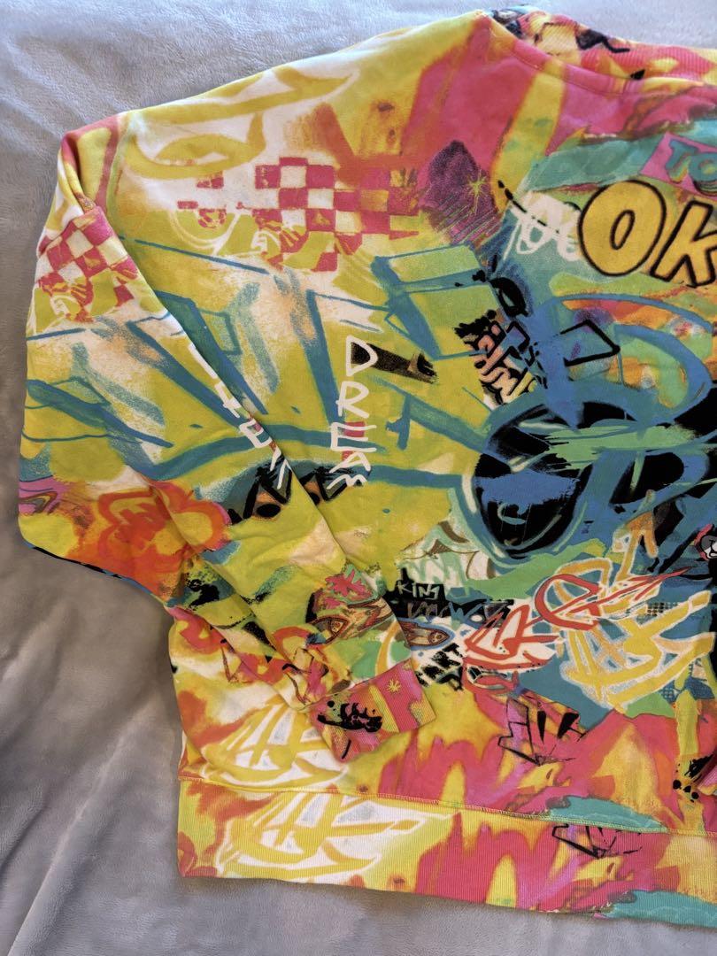 ディズニー Desigual ミッキー　オーバーサイズ　スウェット　パーカー