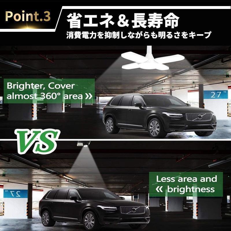 6個 LEDガレージライト E26 ペンダント シーリング 60w 作業灯 F