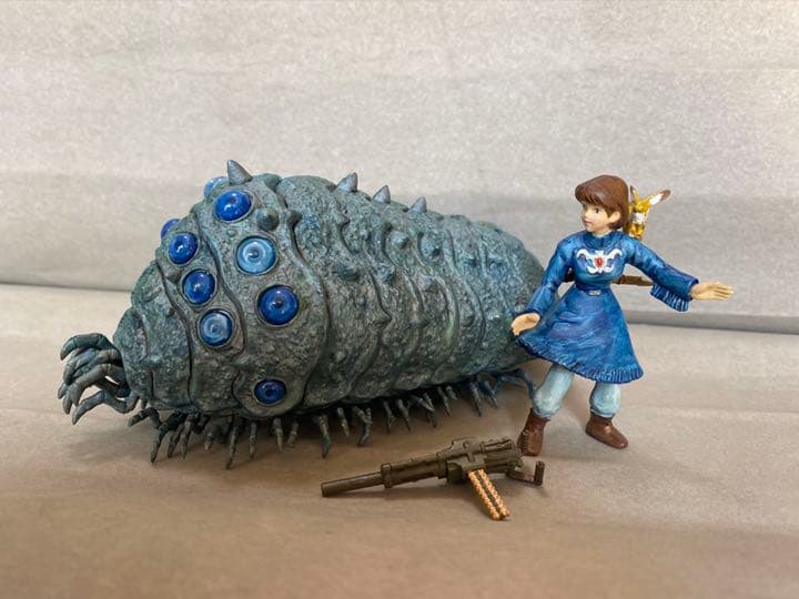 完成品 風の谷のナウシカ　王蟲とナウシカ　バンダイ バンダイ ジオラマ 腐海バージョン 風の谷のナウシカ「王蟲」1⁄20 完成