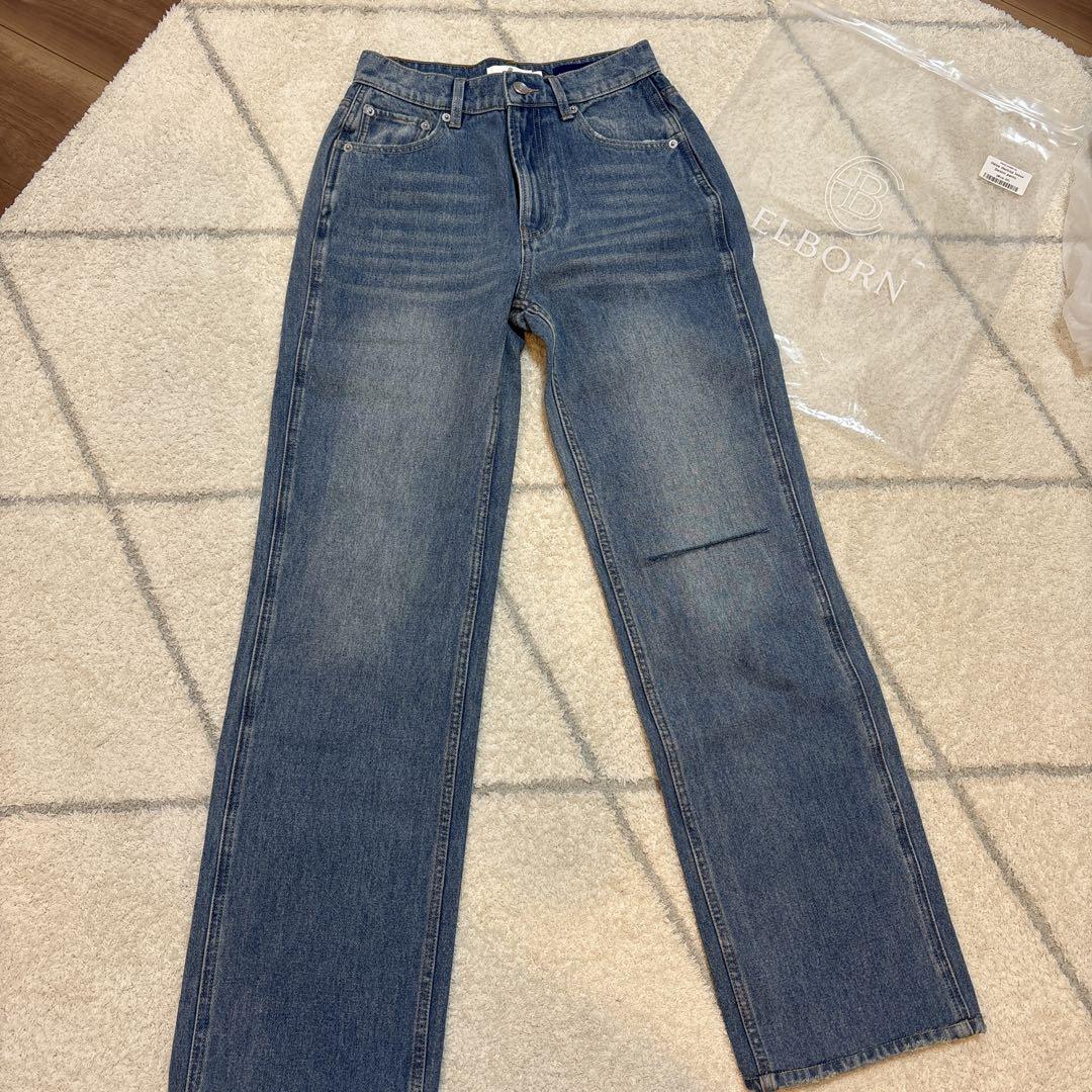 レビュー高評価の商品！ ELBORN エルボーン デニムパンツ 新品 gajess - メルカリ パンツ