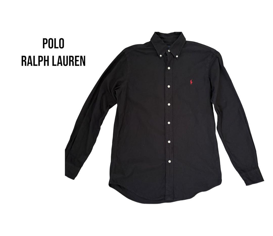 Polo Ralph Lauren ブラックシャツ S 綿100%