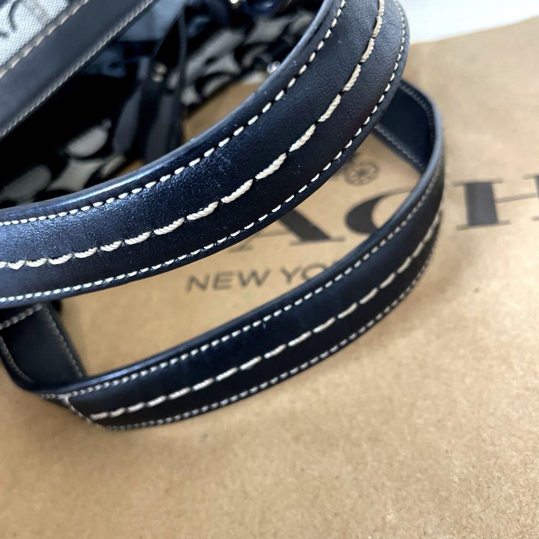 COACH‼️未使用状態(^^)BLACKシグネチャートートバック‼️