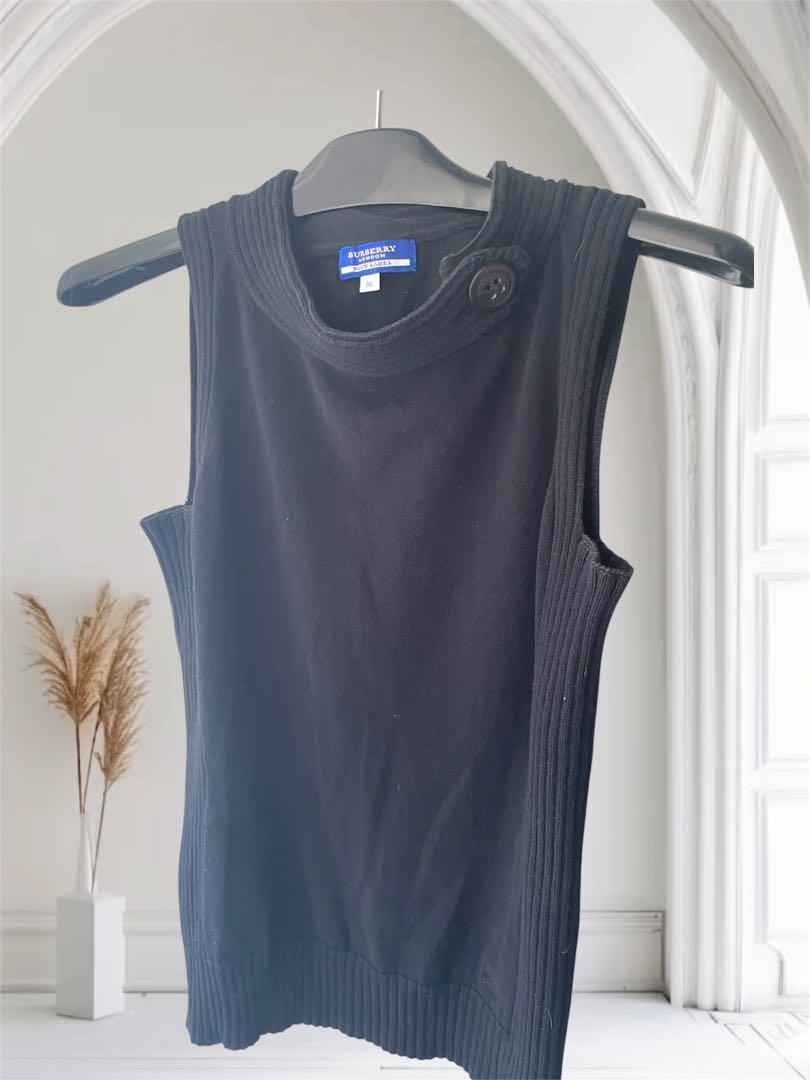 【美品】BURBERRY BLUE LABEL ノースリーブ サマーニット 美品 Burberry Blue Label ノースリーブ カットソー M - メルカリ