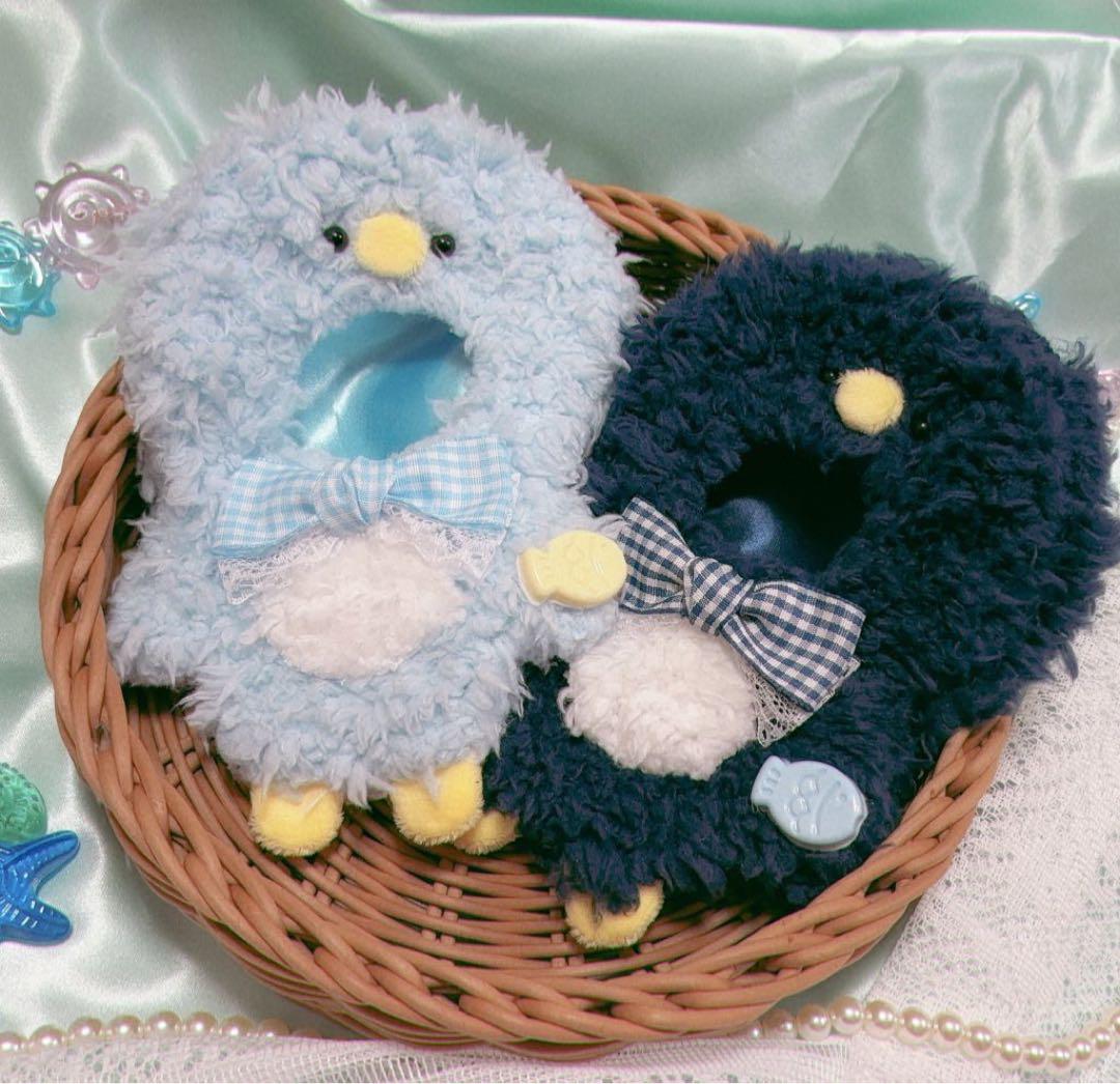 【2点セット】10-14cm ぬいぐるみ用　着ぐるみ　ぬい服　ペンギン　ぺんぎん