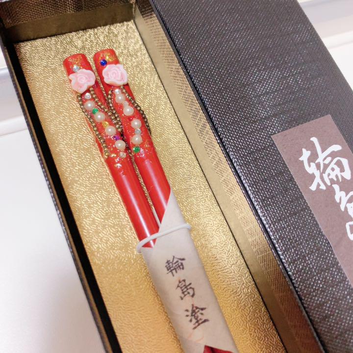 輪島塗箸デコデコレーション伝統工芸品おはし