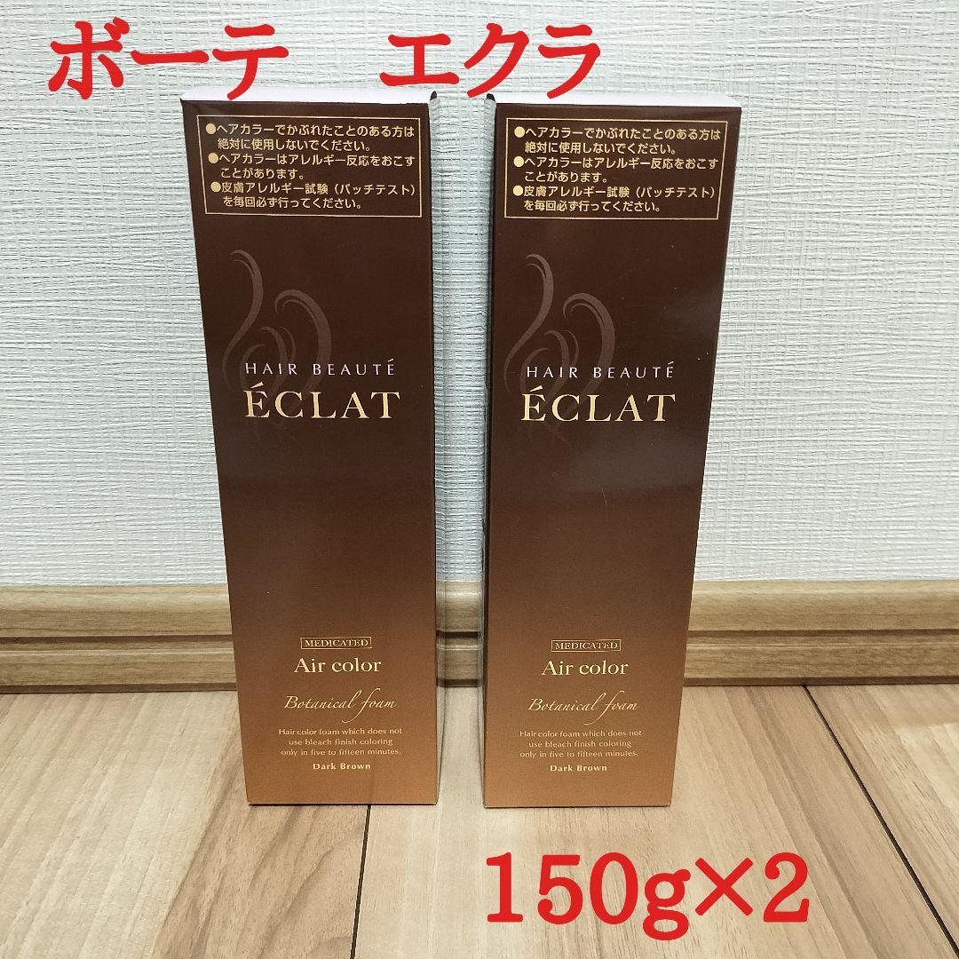 【未使用】150g×2本 エクラ ボタニカル エアカラーフォーム ダークブラウン