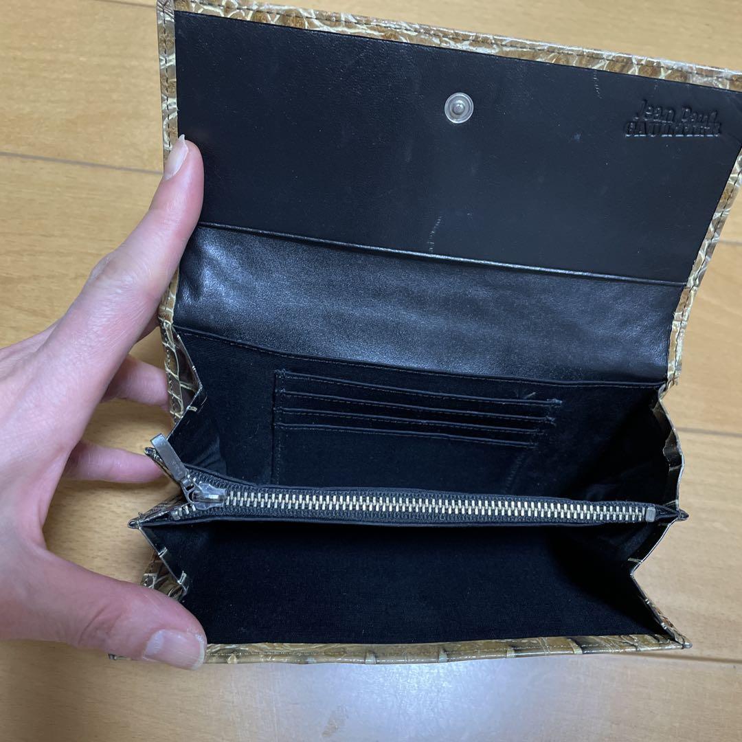 Jean Paul Gaultier クロコダイル風長財布 ヴィンテージ Jean Paul Gaultier クロコダイル風長財布 ヴィンテージ レディース