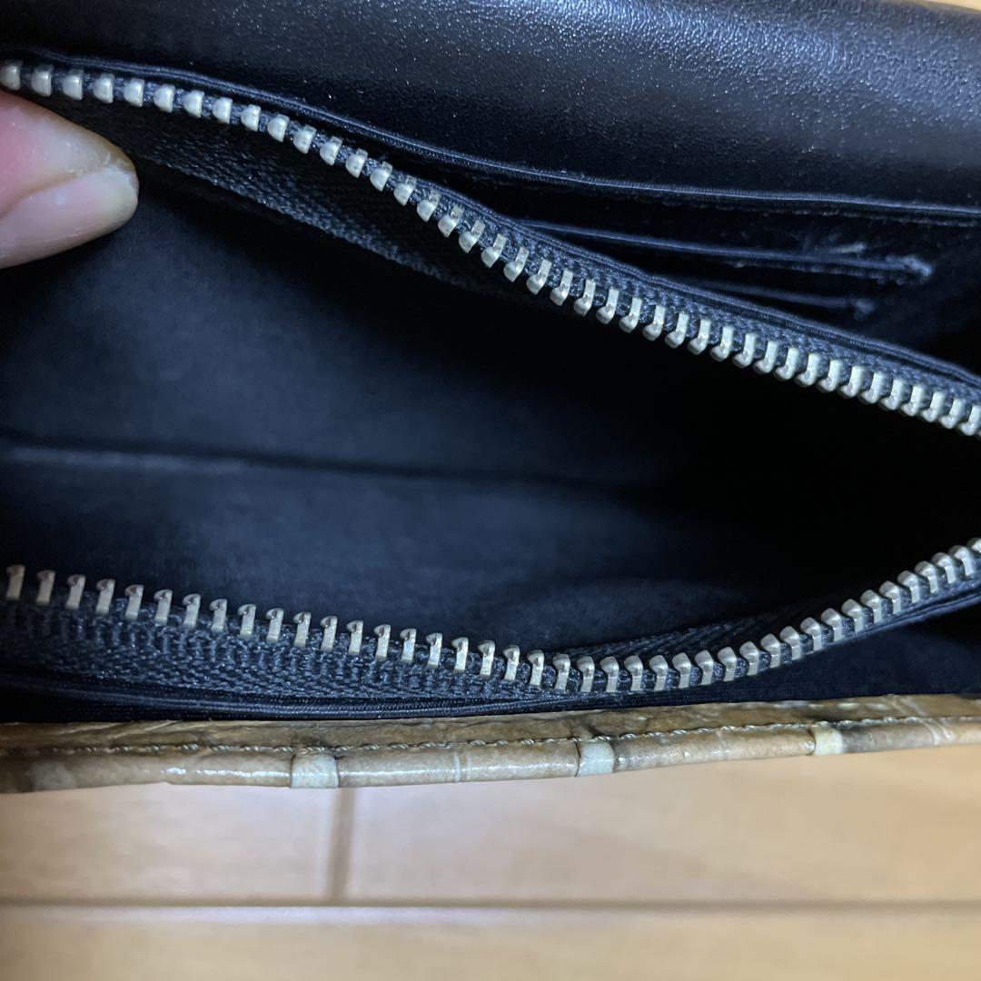 Jean Paul Gaultier クロコダイル風長財布 ヴィンテージ レディース
