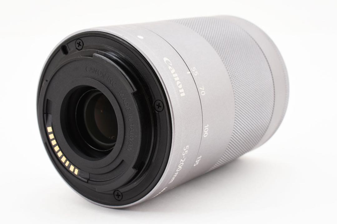 美品 CANON EF-M 55-200mm 望遠ズームレンズ