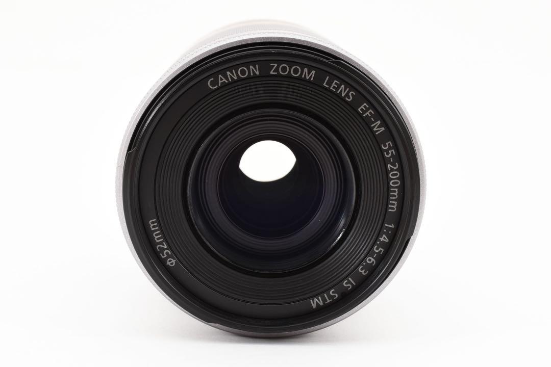 美品 CANON EF-M 55-200mm 望遠ズームレンズ