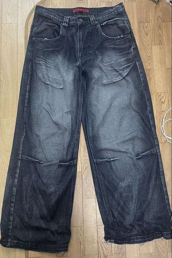 Jaded London BlackEthereal ColossusJeans