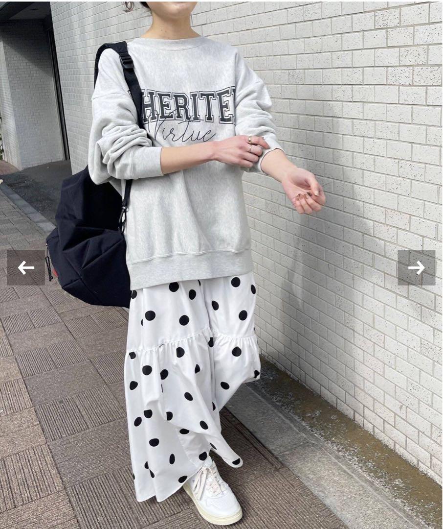 Spick and Span ≪WEB限定≫ロゴBIGスウェット グレー