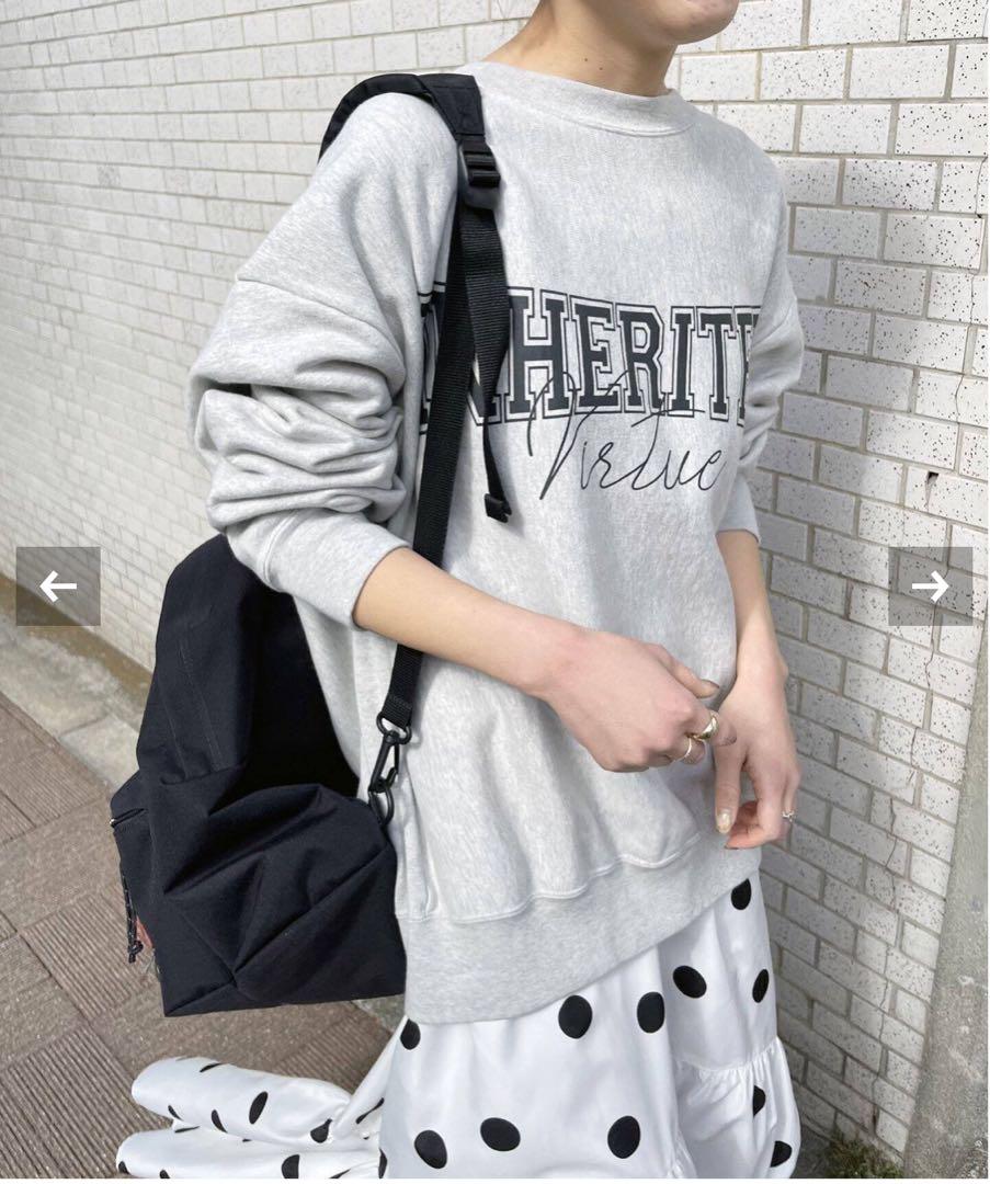 Spick and Span ≪WEB限定≫ロゴBIGスウェット グレー