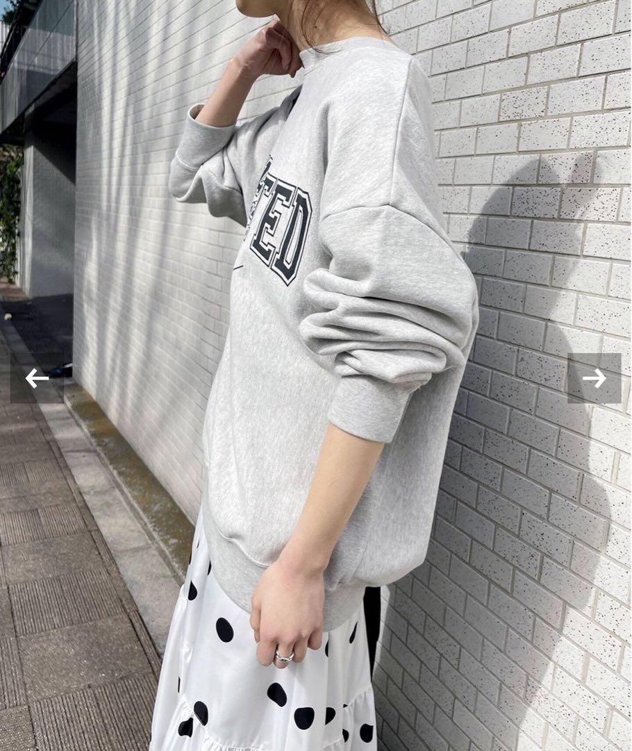 Spick and Span ≪WEB限定≫ロゴBIGスウェット グレー