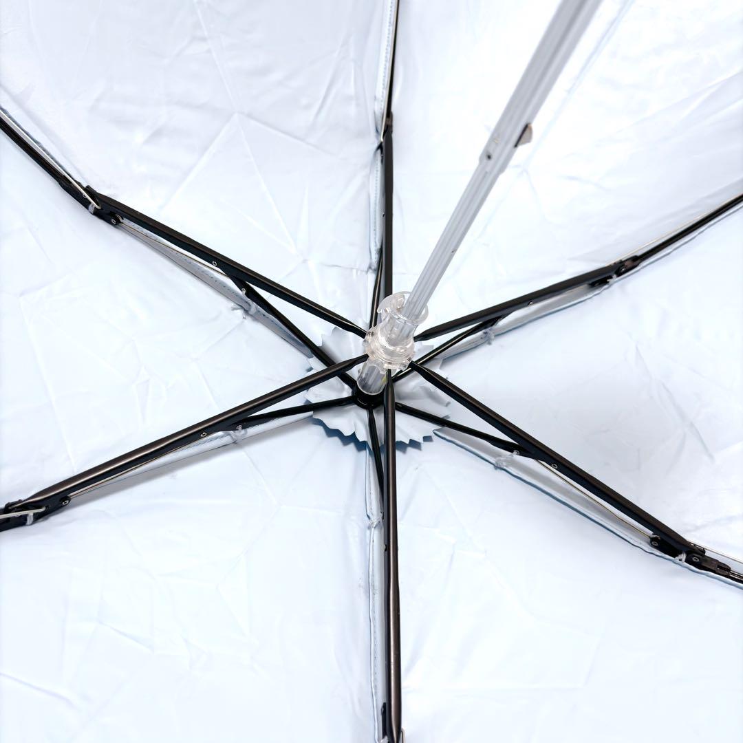 美品✨Vivienne Westwood 折り畳み傘 ブルー 晴雨兼用 バンブー