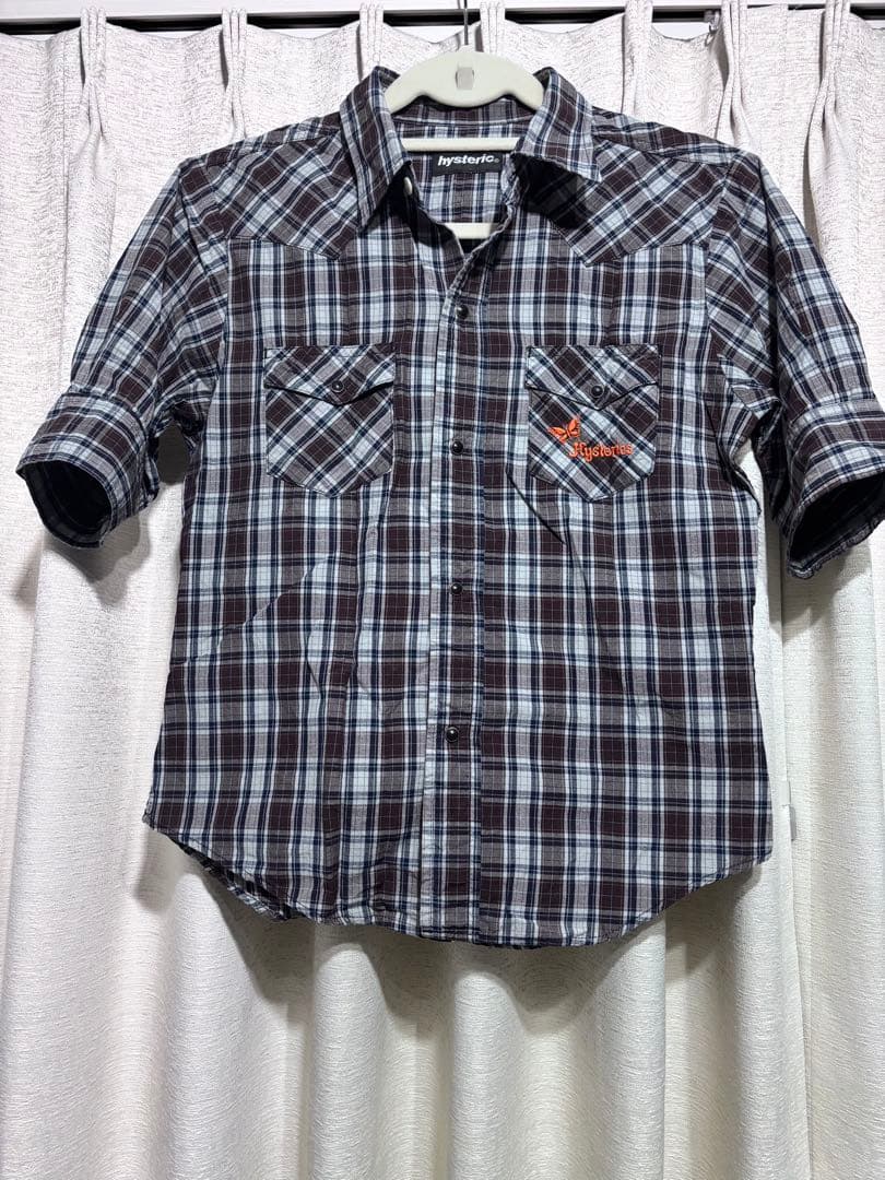 ヒステリックグラマー チェック柄 半袖シャツ SIZE Hysteric Glamour