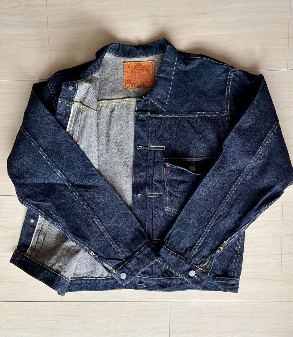 【日本製Levi’s 506XXデニムジャケット W42 ブラック】【未使用】