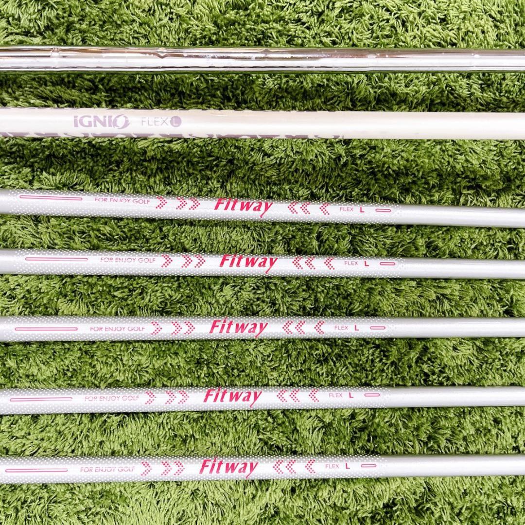 Fitway フィットウェイ レディース ゴルフクラブ 7本セット