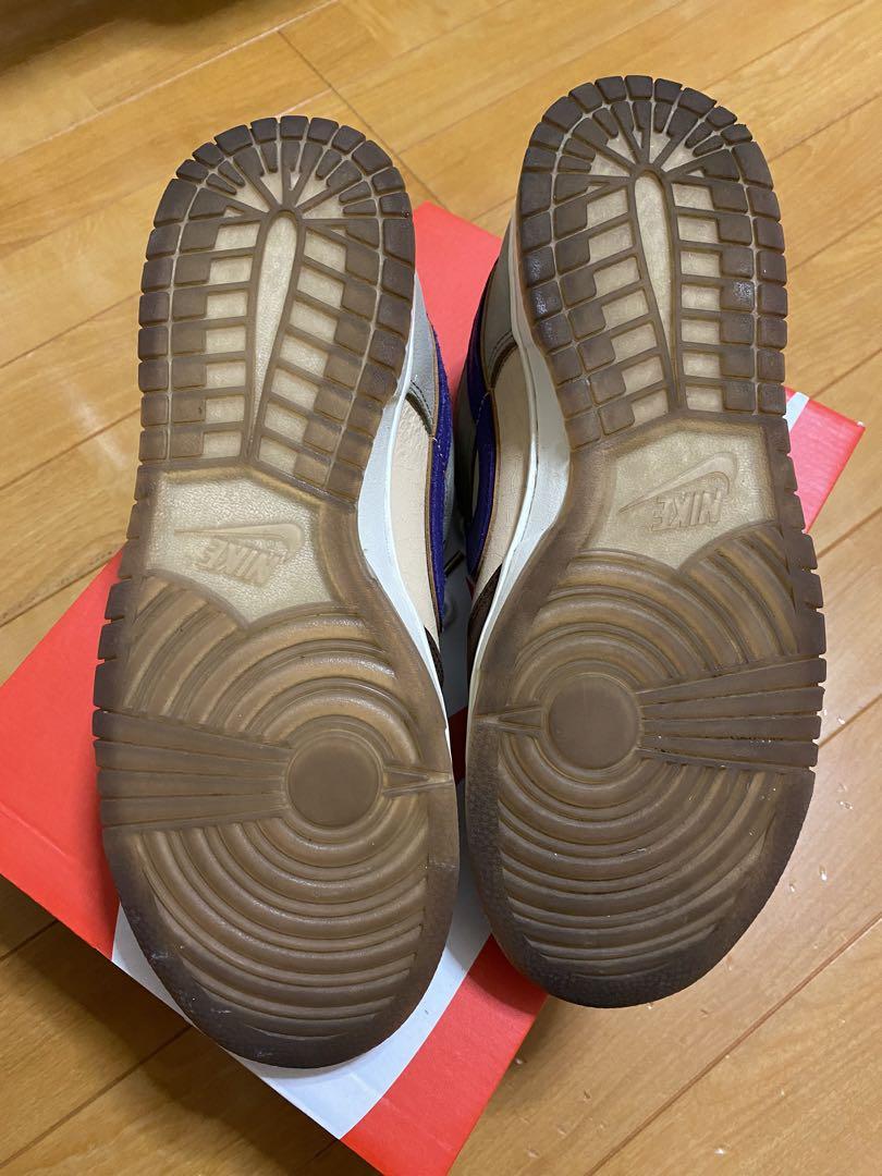 Nike Dunk Low ベージュ/ブラウン/パープル