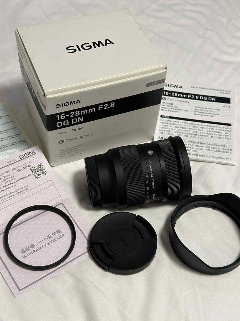 SIGMA 16-28mm F2.8 DG DN レンズ