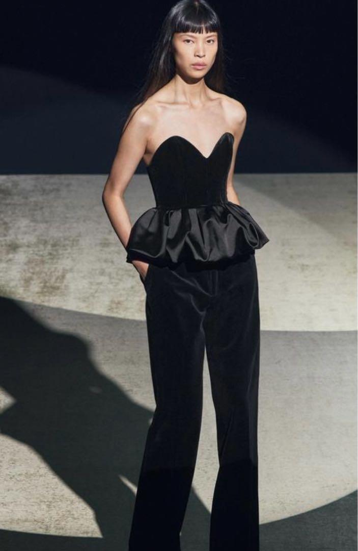 ZARA】S: ○#ZW COLLECTION ベルベットトップス○ - メルカリ