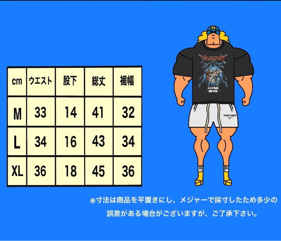 JACKPOT MARKET スウェットショーツ　L
