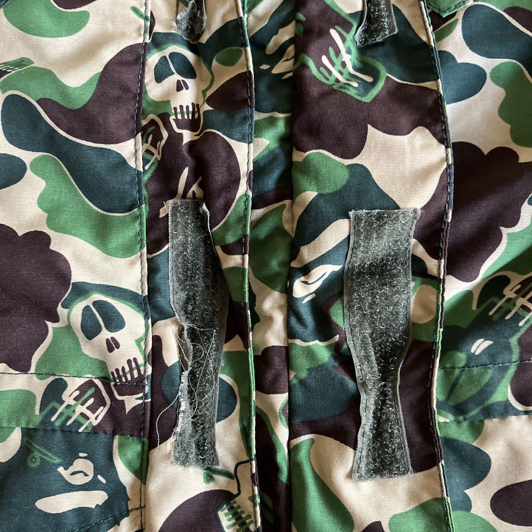 A Bathing Ape×stussy迷彩ジャケット 110cm