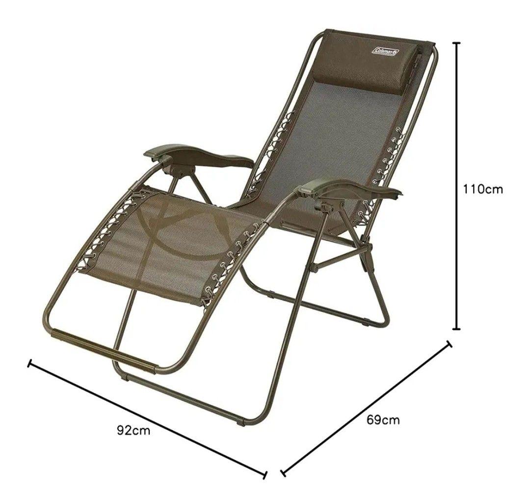 Coleman リクライニングチェア　屋外未使用品