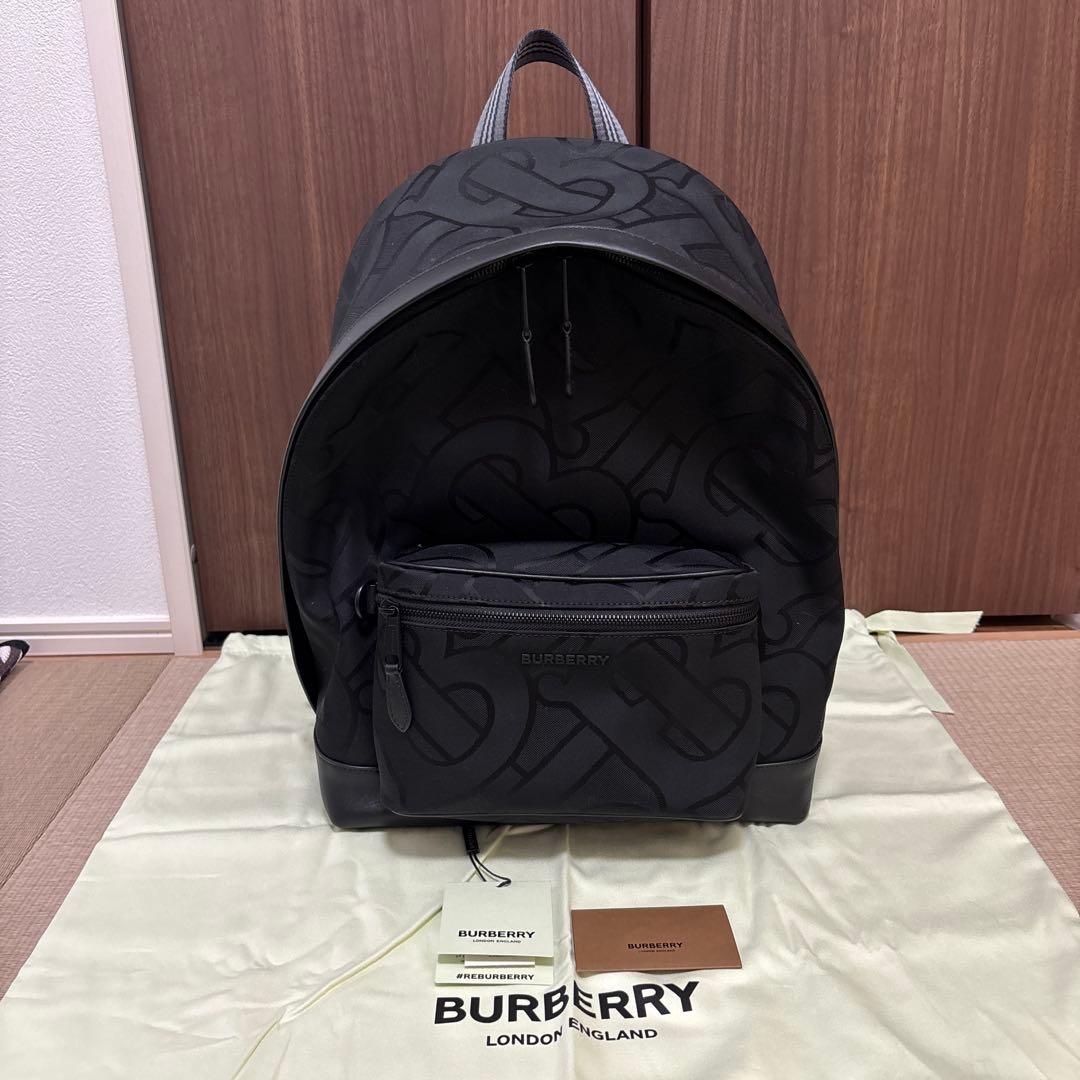 BURBERRY バーバリー TBロゴ モノグラム ジャガード バックパック