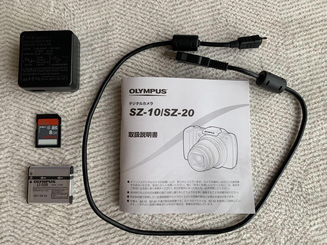 OLYMPUS SZ-20 レッド 16メガピクセル