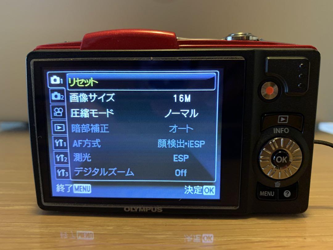 OLYMPUS SZ-20 レッド 16メガピクセル