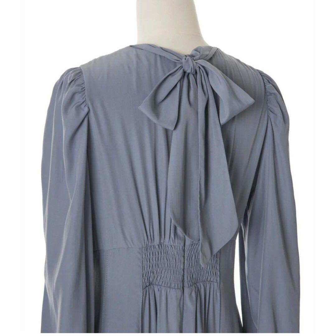 Herlipto○Rocco Tie Satin Dress