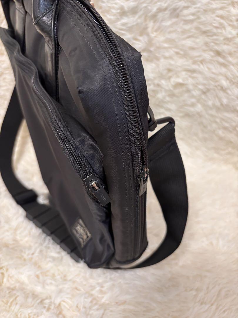 美品PORTER ポーター　TIMEビジネスバッグ2way ブラック A4収納