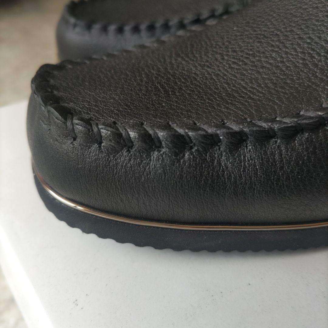 アンリーフ　ブラックレザー ローファー　「新品」