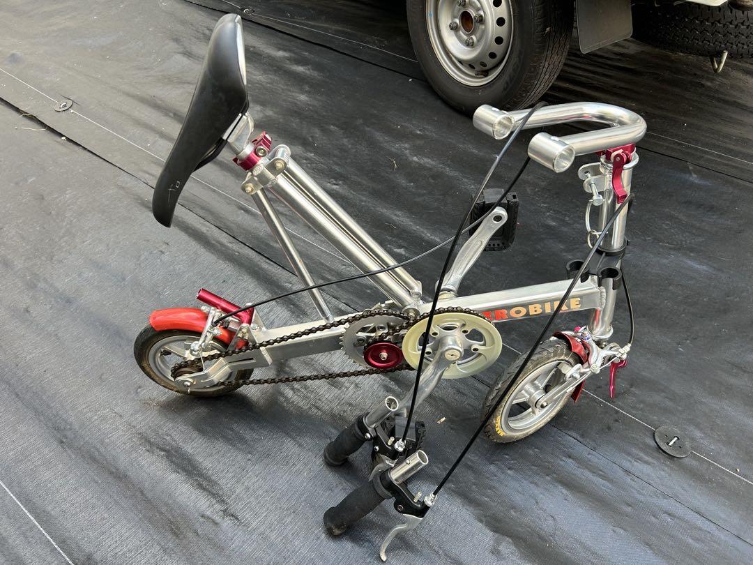 Zero bike ゼロバイク 折りたたみ 小型自転車 シルバー レッド