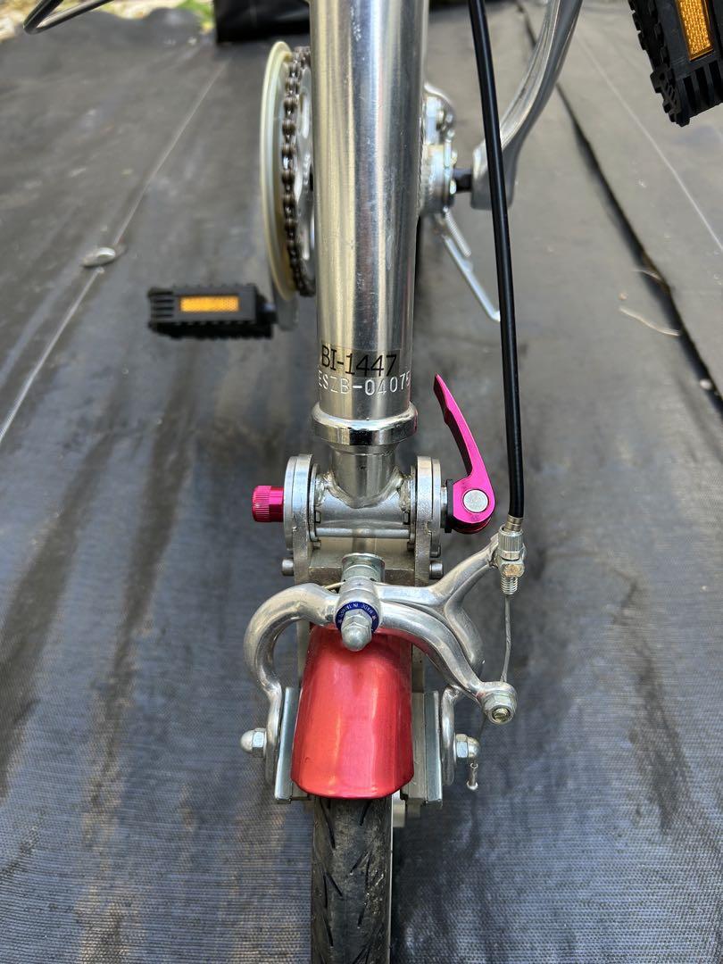 Zero bike ゼロバイク 折りたたみ 小型自転車 シルバー レッド