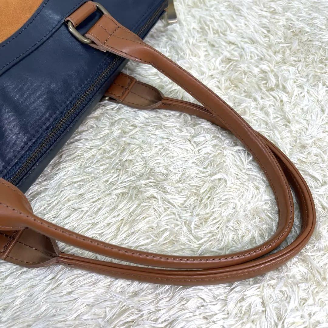 【超美品✨】samantha kingz ビジネスバッグネイビー 大容量A4OK