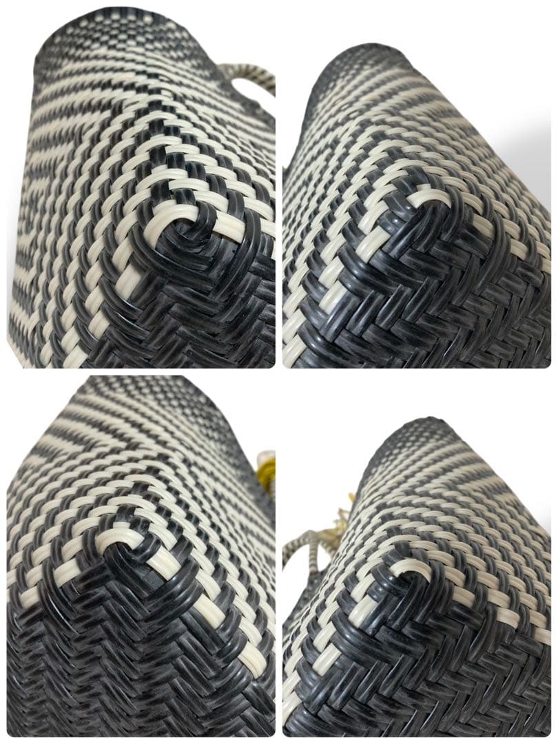 【美品】ディミヌティーボ メルカドトートバッグ　フリンジ　手提げ肩掛け　A4PC