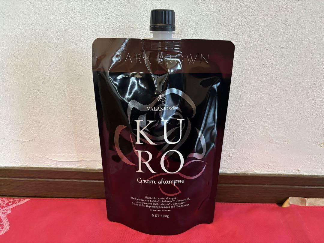 B.VALANCE バランローズ KUROクリームシャンプー 400g 白髪染め