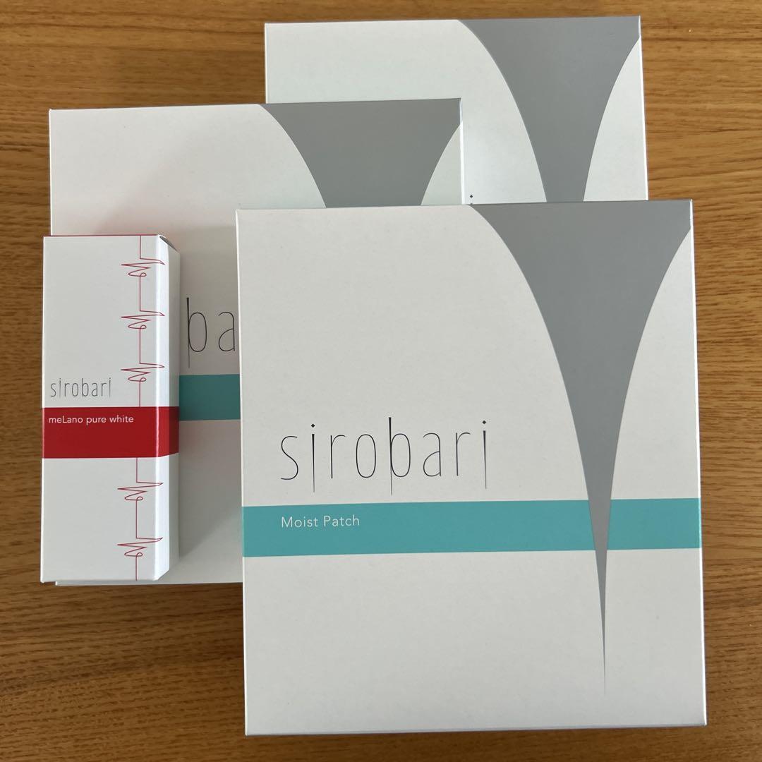 sirobari モイストパッチ 3箱&メラノピュア