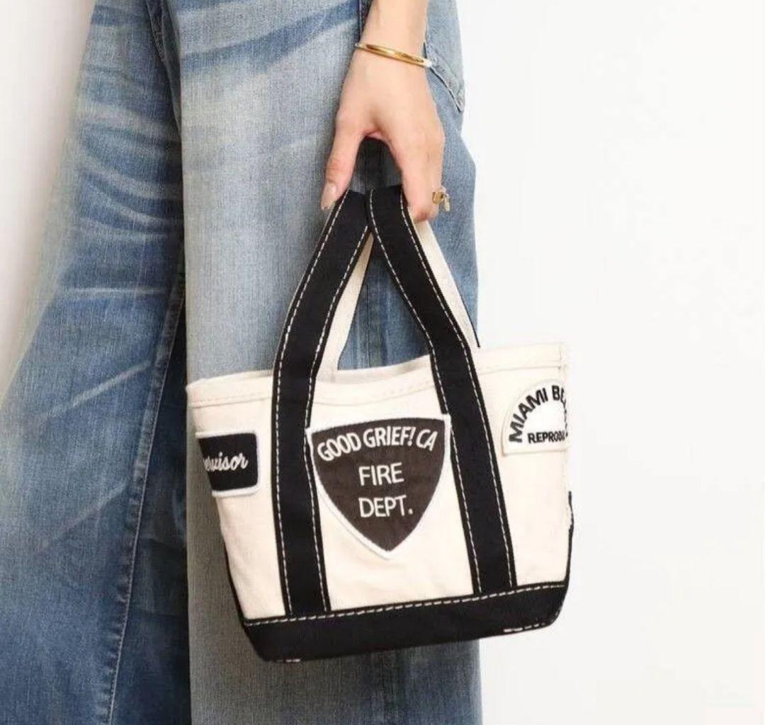 未使用品☆GOOD GRIEF!/グッドグリーフPATCHESTOTE BAG GOOD GRIEF!/グッドグリーフ】 PATCE TOTE BAG - メルカリ