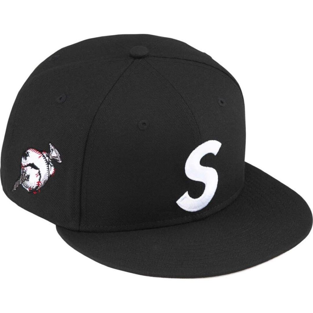 Supreme Screw Ball S Logo New Era Black。