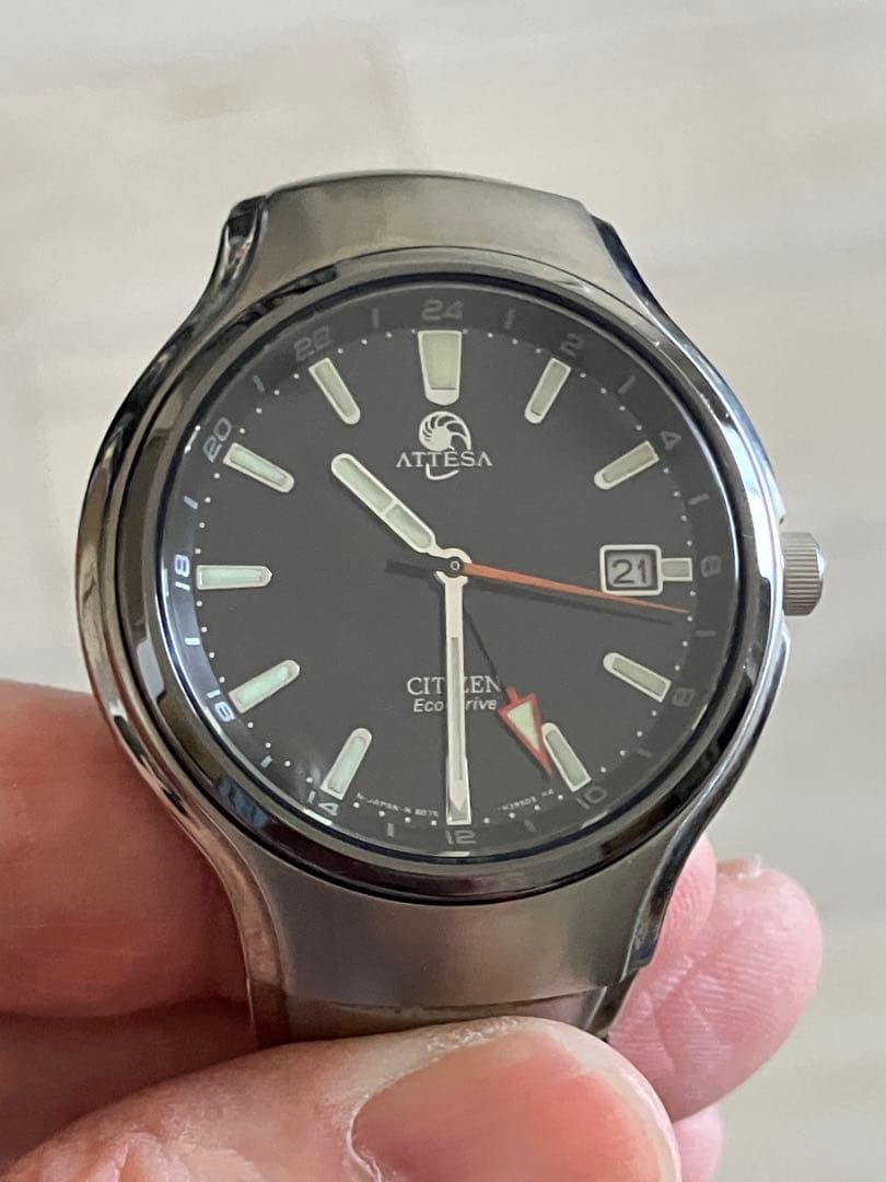 稼働品／CITIZEN ATTESA Eco-Drive B876 GMT搭載 稼働品／CITIZEN ATTESA Eco-Drive B876 GMT搭載 ブランド誕生