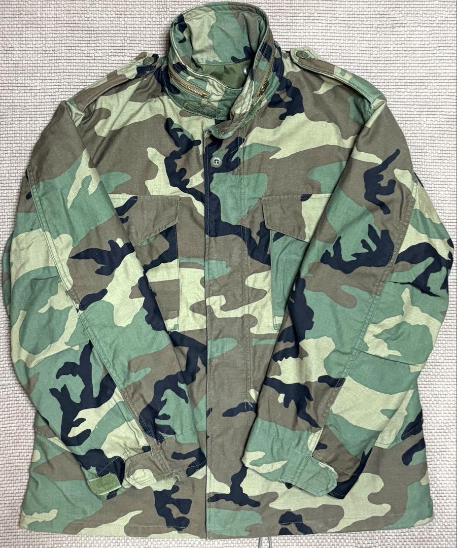 ★美品★ アメリカ軍 実物 M-65 フィールドジャケット カモ M/S