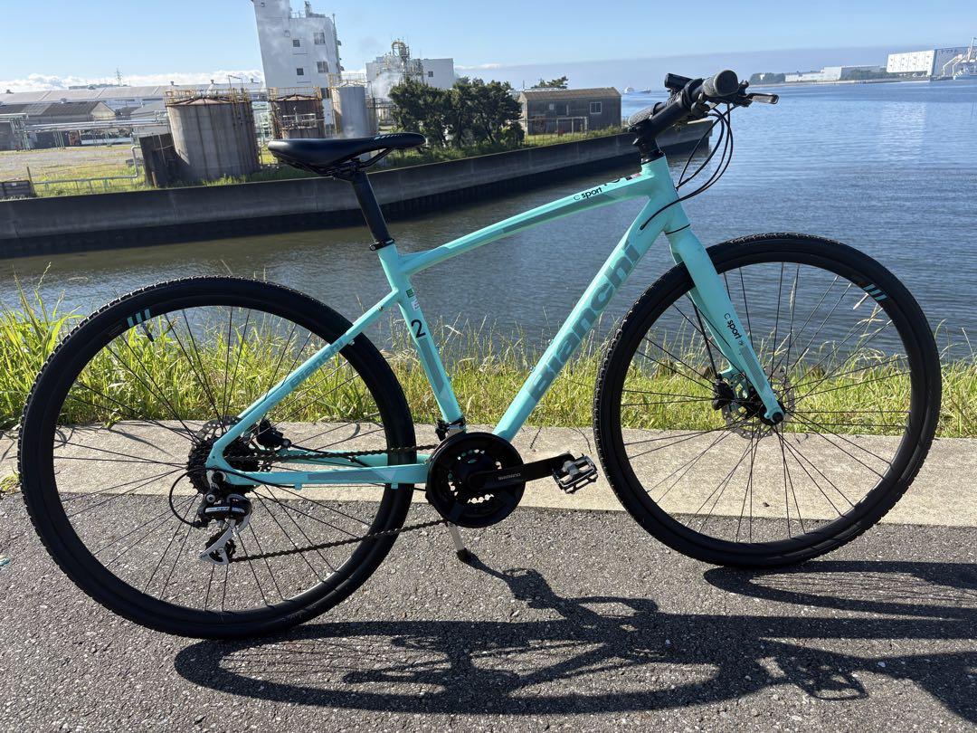 美品 クロスバイク　Bianchi c.sport2 ビアンキ　シースポーツ