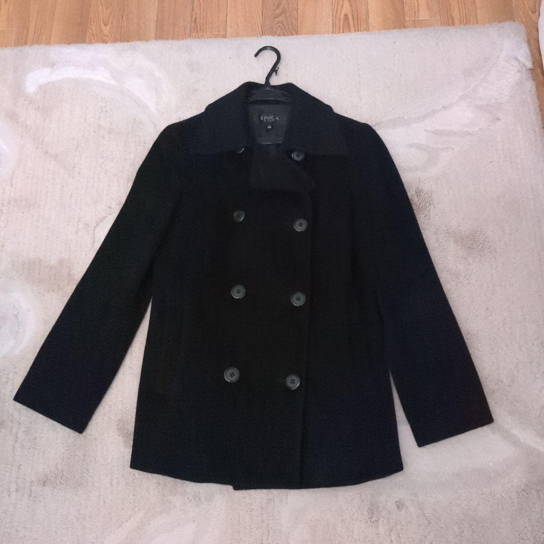 エポカ EPOCA サイズ40 M 黒 レディース ニット/冬物 コート EPOCA(エポカ) コート サイズ40 M レディース - 黒×ボルドー 長袖