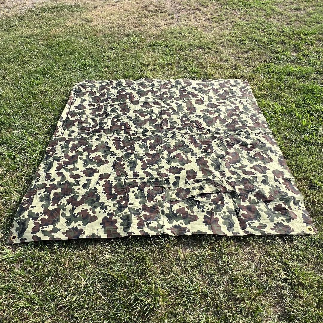 【美品】ルーマニア軍幕　希少アメーバカモ　デッドストック　④