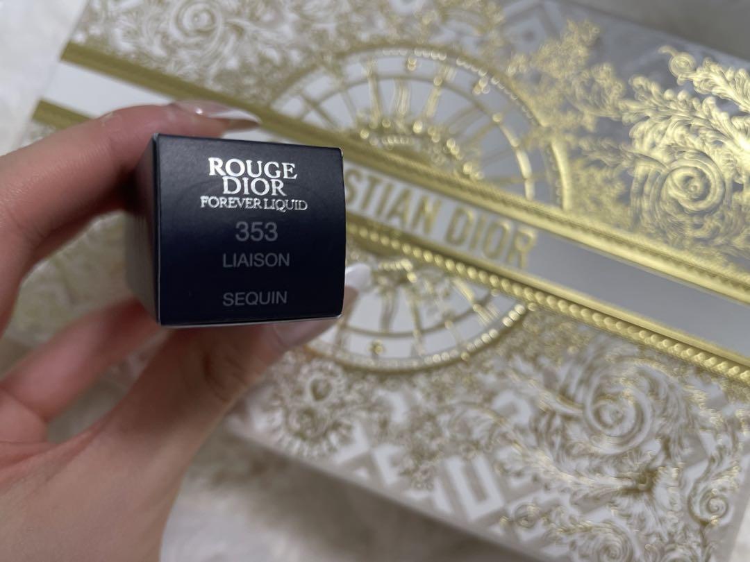 【新品未使用】　大人気　完売　Dior ディオール シークイン 353 おまけ付 限定・完売☆Dior☆シークイン#353リエゾン 未開封 ギフトセット